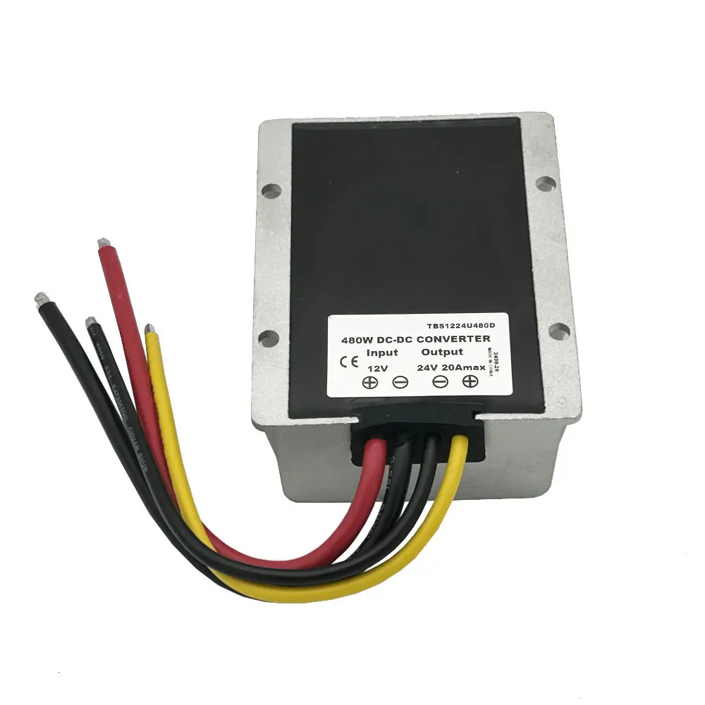 12V  24V 5A 10A 20A 스텝 업 DC DC 컨버터 12V  24V 120W 240W 480W 부스트 전압 레귤레이터 방수 전원 공급 장치