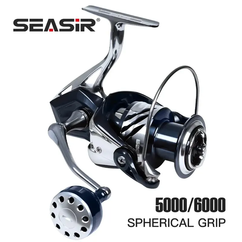 SEASIR Contra Spinning Fishing Reel All Metal 2000-6000 5.2:1 Drag