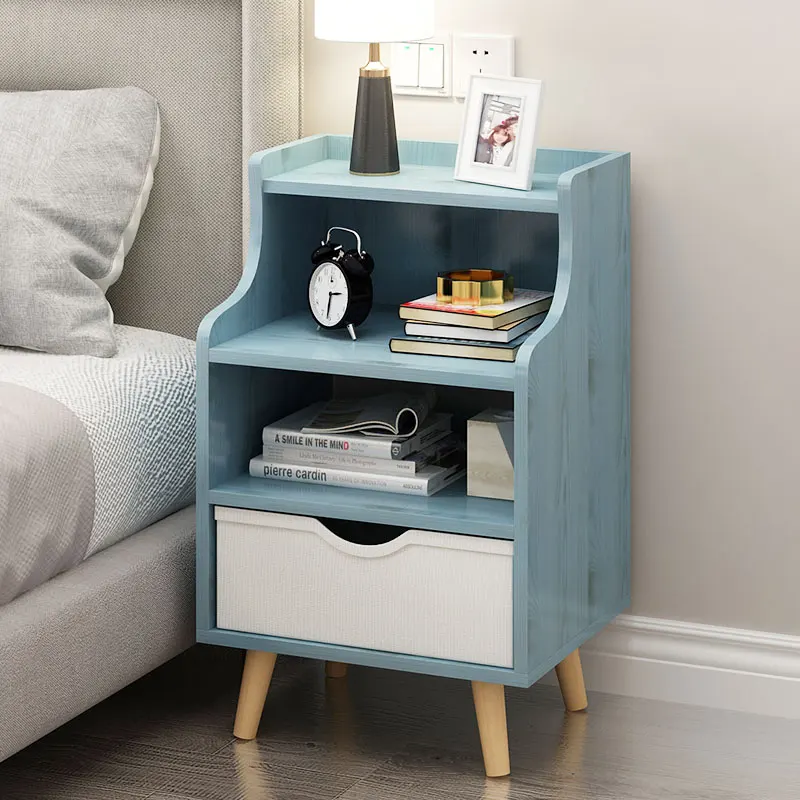 

Modern Simple Wood Bedstand Bedside Nightstand Sofa Side Cabinet Container Cupboard End Night Table Storage Organizer Muebles