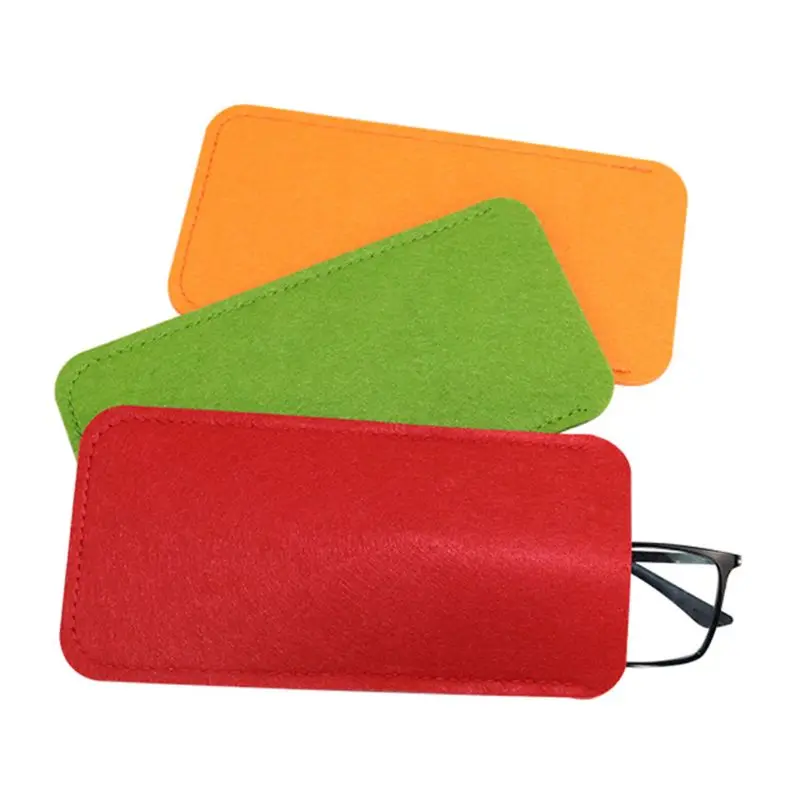 Luxurious Soft Felt Eyewear Sleeve and Organizer Pouch