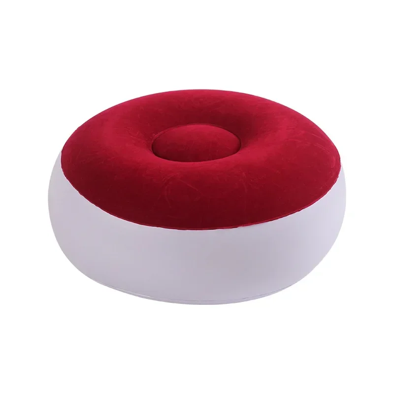 Portable Inflating Stool Garden Leisure Air Chair Foot Rest for Beach Fishing portable camping stool gardening stool
