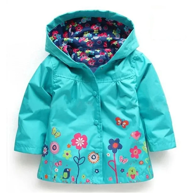 Ropa para niños, abrigo, chaqueta impermeable con capucha, ropa impermeable de manga larga para niños para primavera y o