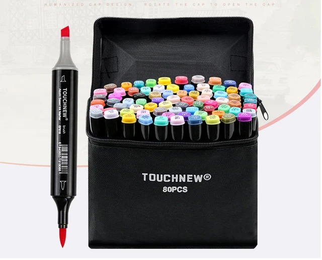 Markers TouchNew Drawing Painting Set Sketch Pens Art Markers Brush 20 30  48 60 80 168 Colors Alcohol Based Art Supplies Pen - AliExpress