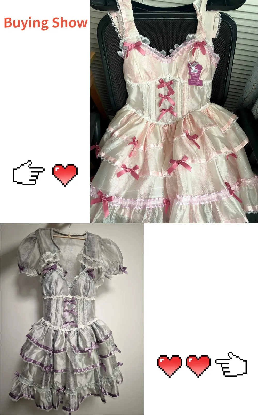 Sweet Girls Lolita Jsk Dress Women Vintage Y2k Bow Ruffle