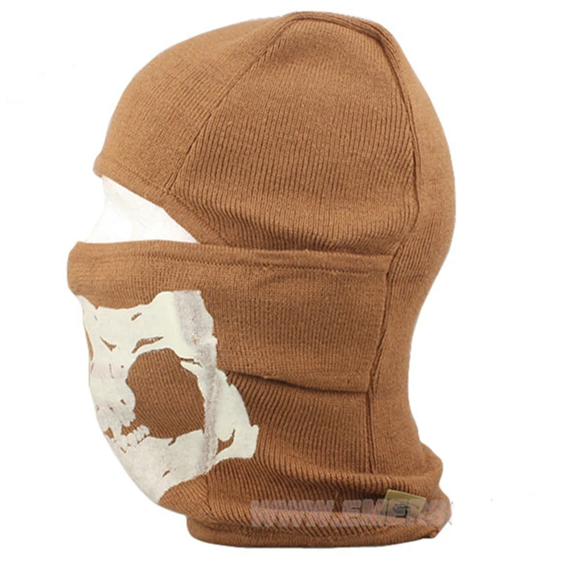 Winter Polar Emersongear Hunting Warmer SKULL Hood Hat Fleece Balaclava Men Face Warmer Beanies Thermal Head Cover Airsoft Sport