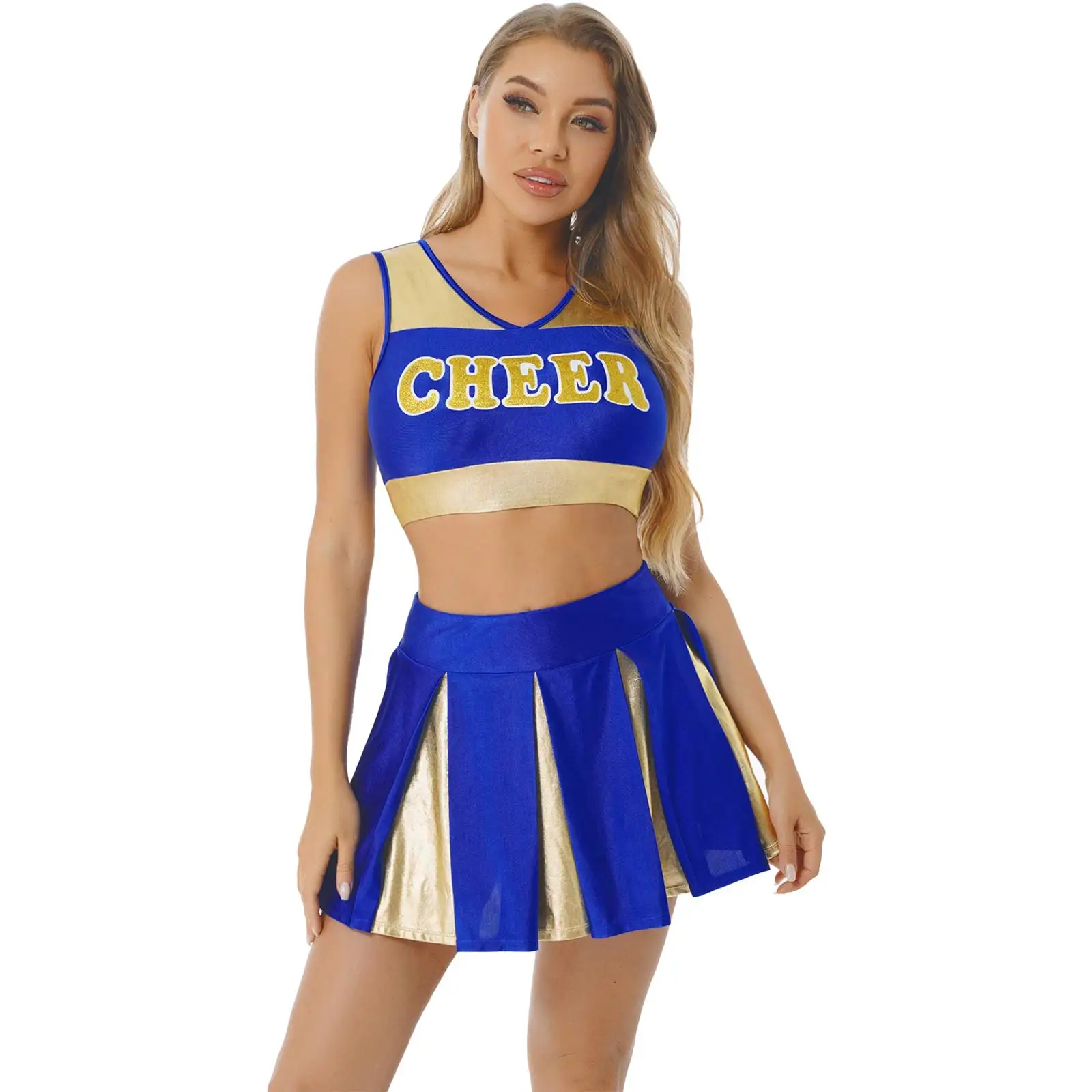Material Cheerleading Uniforms Made Youth Cheerleading Uniforms
