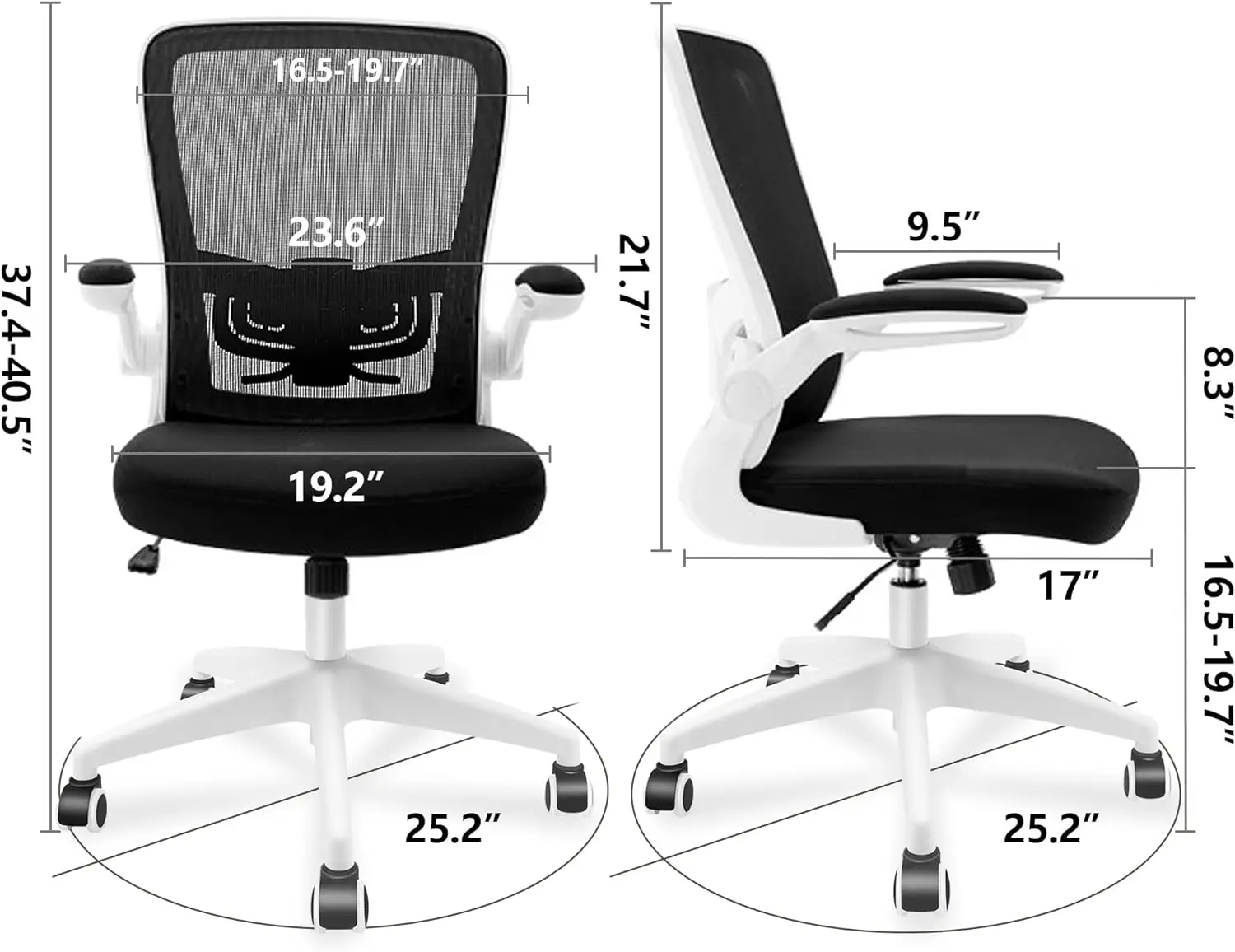 FelixKing Office Chair, Ergonomic Desk Chair with Adjustable Height and Lumbar  Support Swivel Lumbar Support Desk - AliExpress