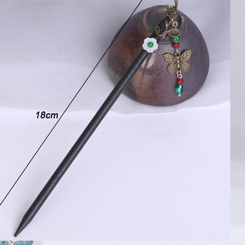 Bastoncini Per Capelli A Fiore Grande Forchette Forcine Per Capelli In Metallo Color Oro Clip Per Capelli Da Donna Gioielli Chinsese Step Shake Headpieces - Foto 12