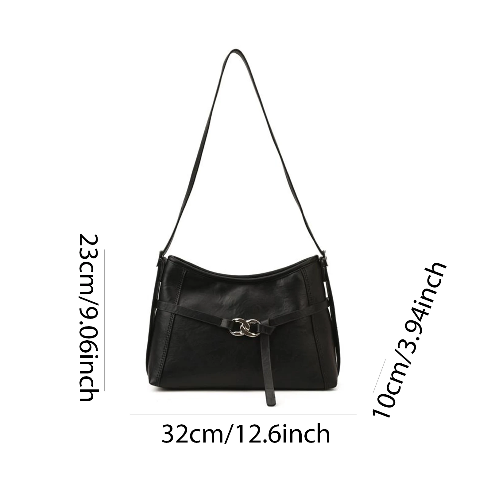 PU Leather Shoulder Bag Large Underarm Bag Fashion Tote Bags for Women Work Shopping Travel Daily