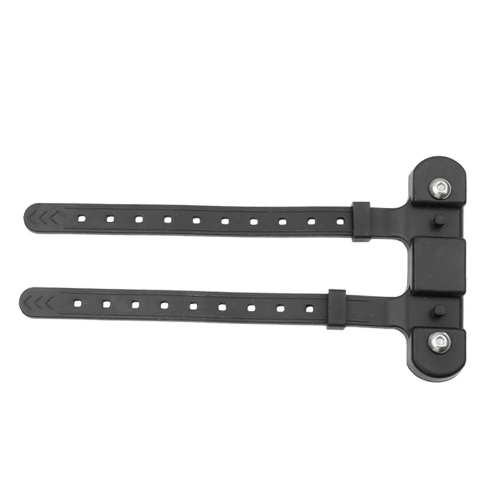 Adjustable Bike Water Bottle Holder Mount Black Rubber Steel