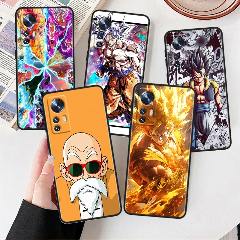 Dragons Balls Z Per Xiaomi Mi 13 12T 12S 12X 11I 11X 11T Play Hypercharge Lite Ultra Pro Custodia Morbida Nera Per Telefono