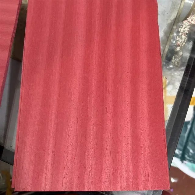 2pcs Ayus Table Tennis Racket Bottom Board Wood Dyed Red Table Tennis Racket Material 6