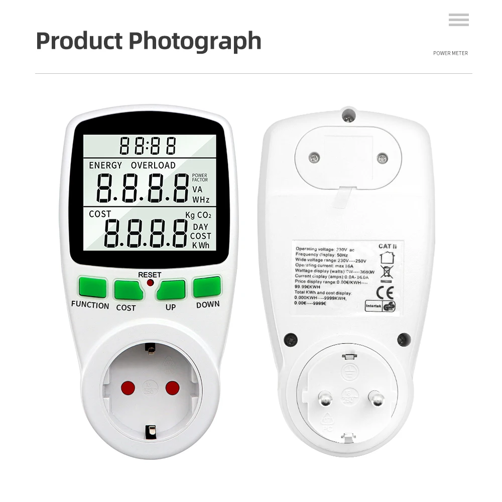 tomada kwh medidor de energia ue fr