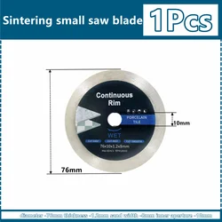 Diamond Vacuum Brazed Saw Blade for Tile, Ceramic, Metal, and Cast Iron Cutting (76 - 10 - 1.2 - 8mm B)