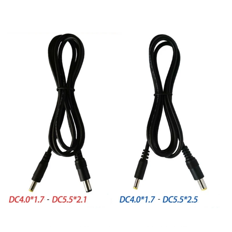 

DC4.0x1.7mm to DC5.5x2.1/DC5.5x2.5mm Power Adapter Cable for Speaker 1meter