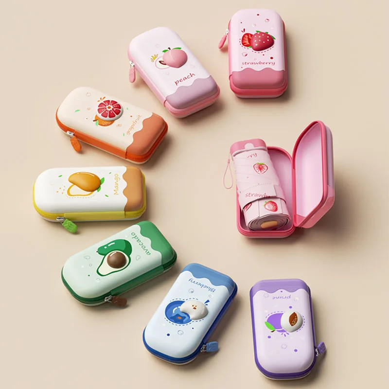 Grazioso Ombrellone Ombrellone Mini Antivento Forte Estate Carino Ombrello Pieghevole Portatile Designer Di Lusso Regenschirm Housewear