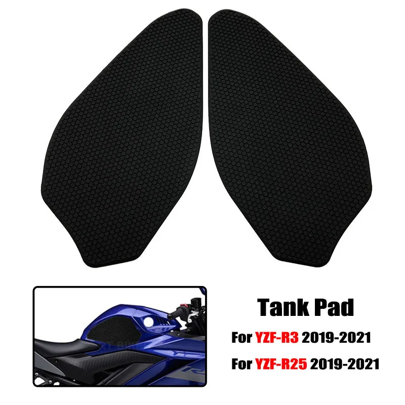 

Накладка на бак мотоцикла, защитная наклейка, наклейка на газовое колено, сцепление на бак, Тяговая Накладка для YAMAHA YZF-R3 YZF R3 YZFR25, 2019, 2020, 2021