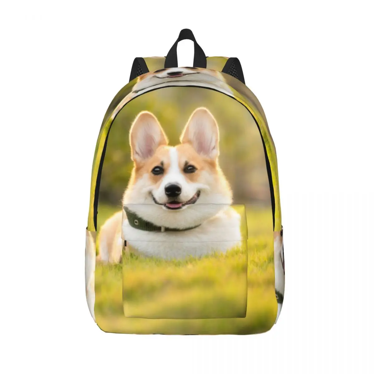 

Рюкзак унисекс Corgi Dog On The Grass, дорожная сумка, школьный портфель