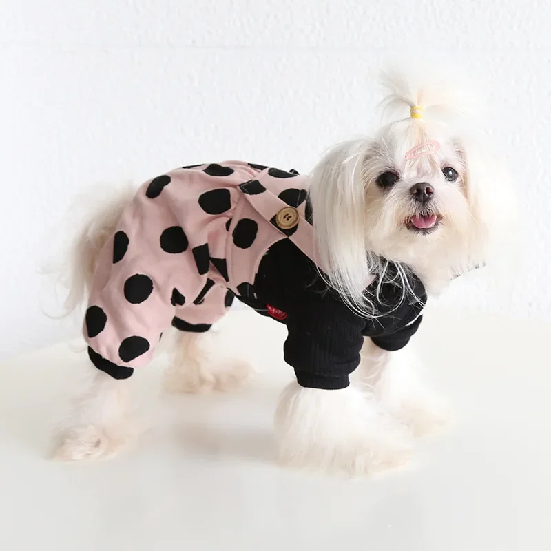 

Lapel Crossbody Strap Couple Wear 2024 Autumn/Winter Pet Clothes