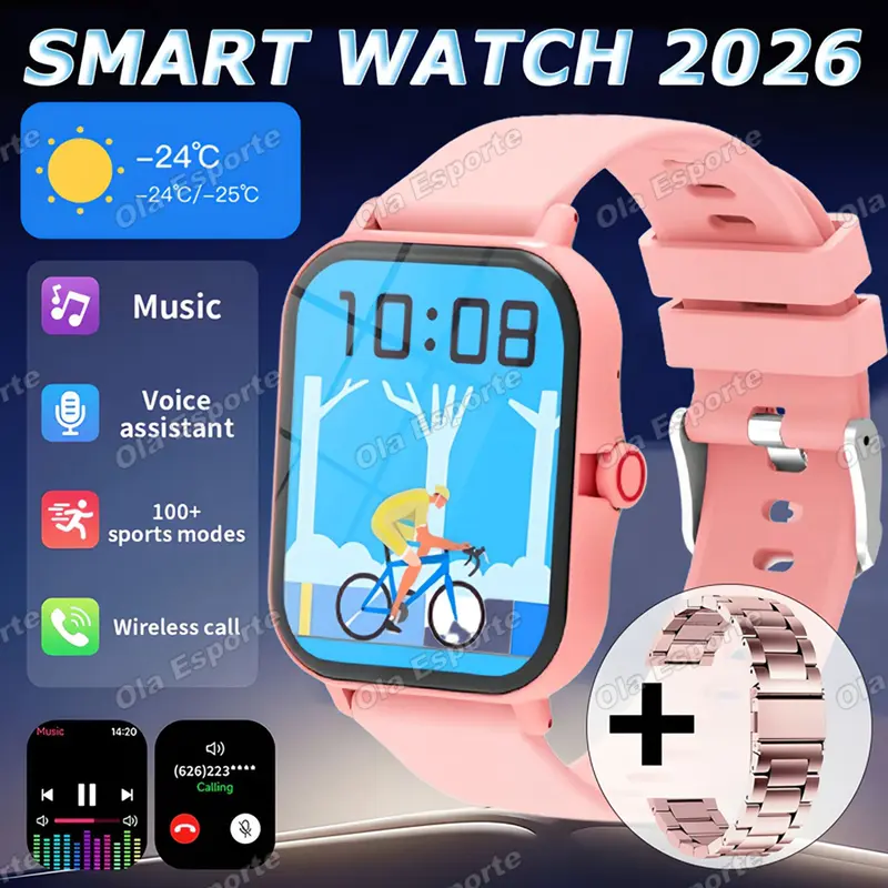 New Outdoor Smart Watch Health Monitoring Weather Bluetooth Call Music Control Sports Waterproof Women Men Smartwatch Gifts HW12 - Image 16