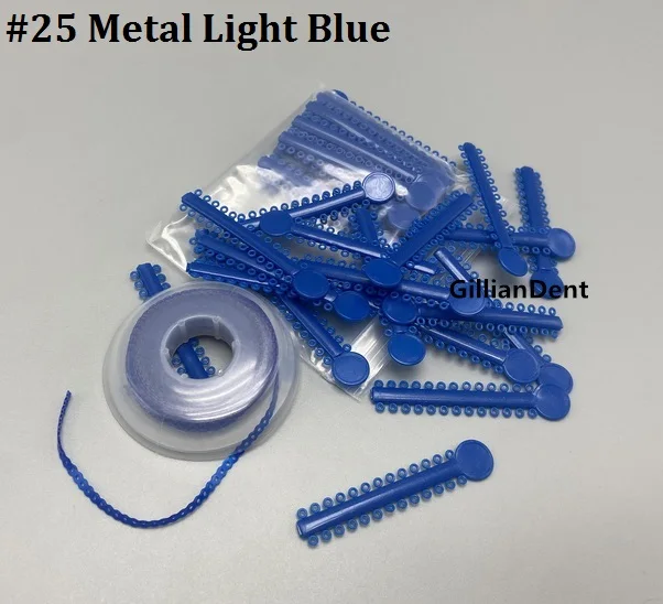 Dental Orthodontic Long Short Closed Elastic Rubber Power Chain Rubber