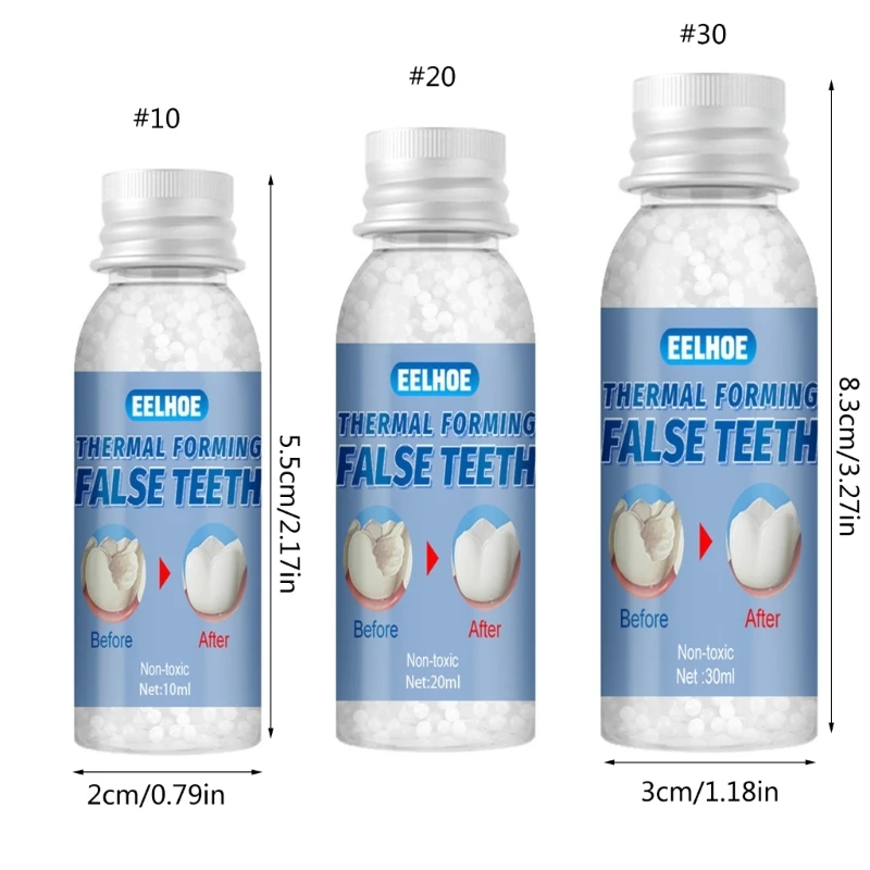 Moldable False Teeth Gaps Broken Temporary Repair Set Granules Denture Adhesive Drop Shipping images - 6