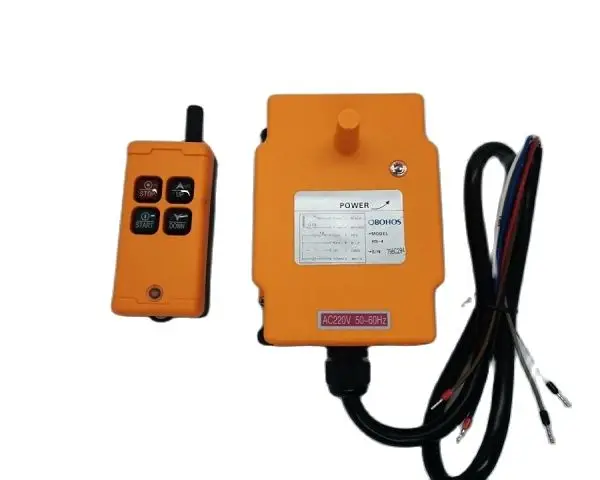 Airsoft Electrique MXBAOHENG Contrôleur De Grue Industriel Sans Fil 24 V Pour Palan / Grue / Contrôle De Conduite F21-4S Avec 4 Boutons, 1 émetteur Et 1 Récepteur Deck Commander