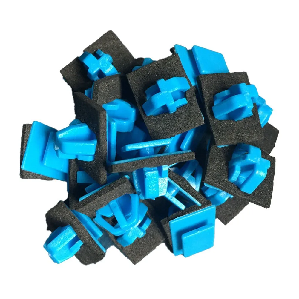 Clips 30PCS Car Plastic Side Moulding And Door Trim Fit For Hyundai Santa Fe For Kia Sportage 877561F000 87756-1F000 car fastener clips car retainer clips auto fastener clips car fastener clip auto fastener clip kit