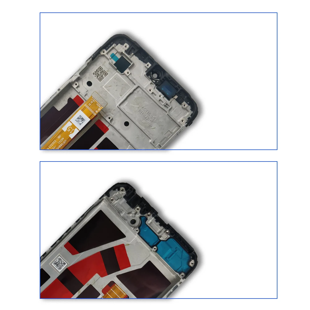 Display per Oppo A38 4G CPH2579/Oppo A18 CPH2591 Nero Lcd Touch + Frame