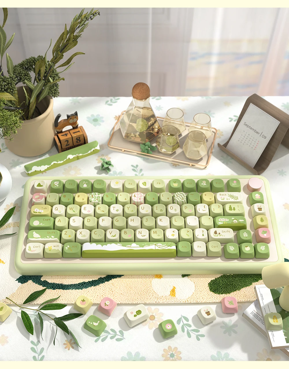 キーボード NiamhDignamDesigns Mountain scene Keycap NiamhDignamDesigns Mountain scene Keycap