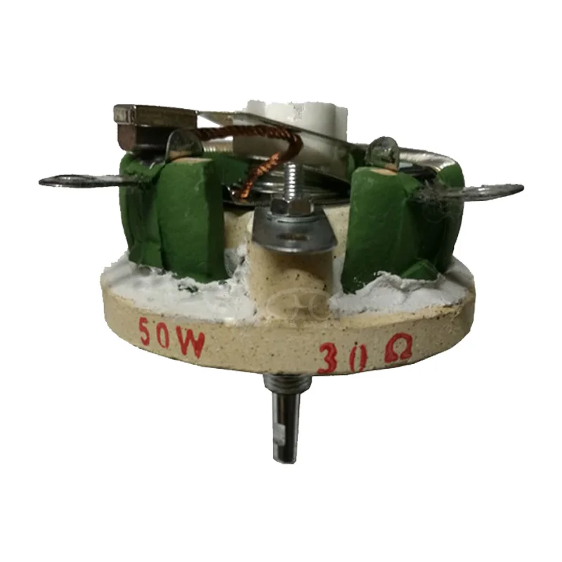 1PCS Ceramic potentiometer 25W 50W 100W 200W 1&Omega;3&Omega;5&Omega;10&Omega;15&Omega;20&Omega;25&Omega;30&Omega;50&Omega;100&Omega;150&Omega;200&Omega;250&Omega;300&Omega;400&Omega;500&Omega;750&Omega;1000&Omega;Adjustable resistance