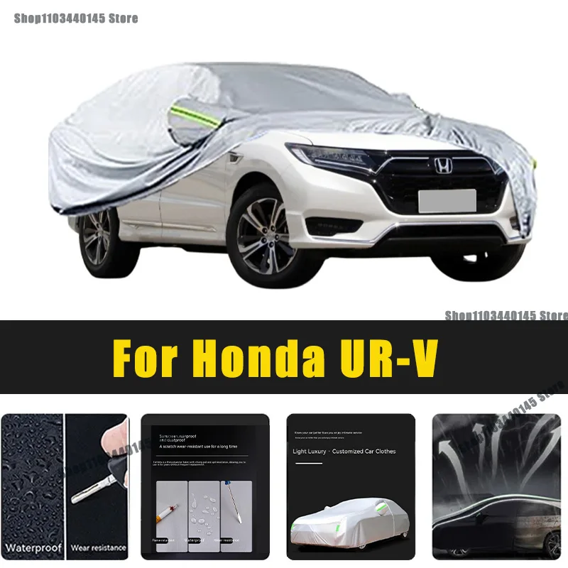 

Full Car Covers Outdoor Sun UV Protection Dust Rain Snow Oxford cover Protective For Honda UR-V Accessories