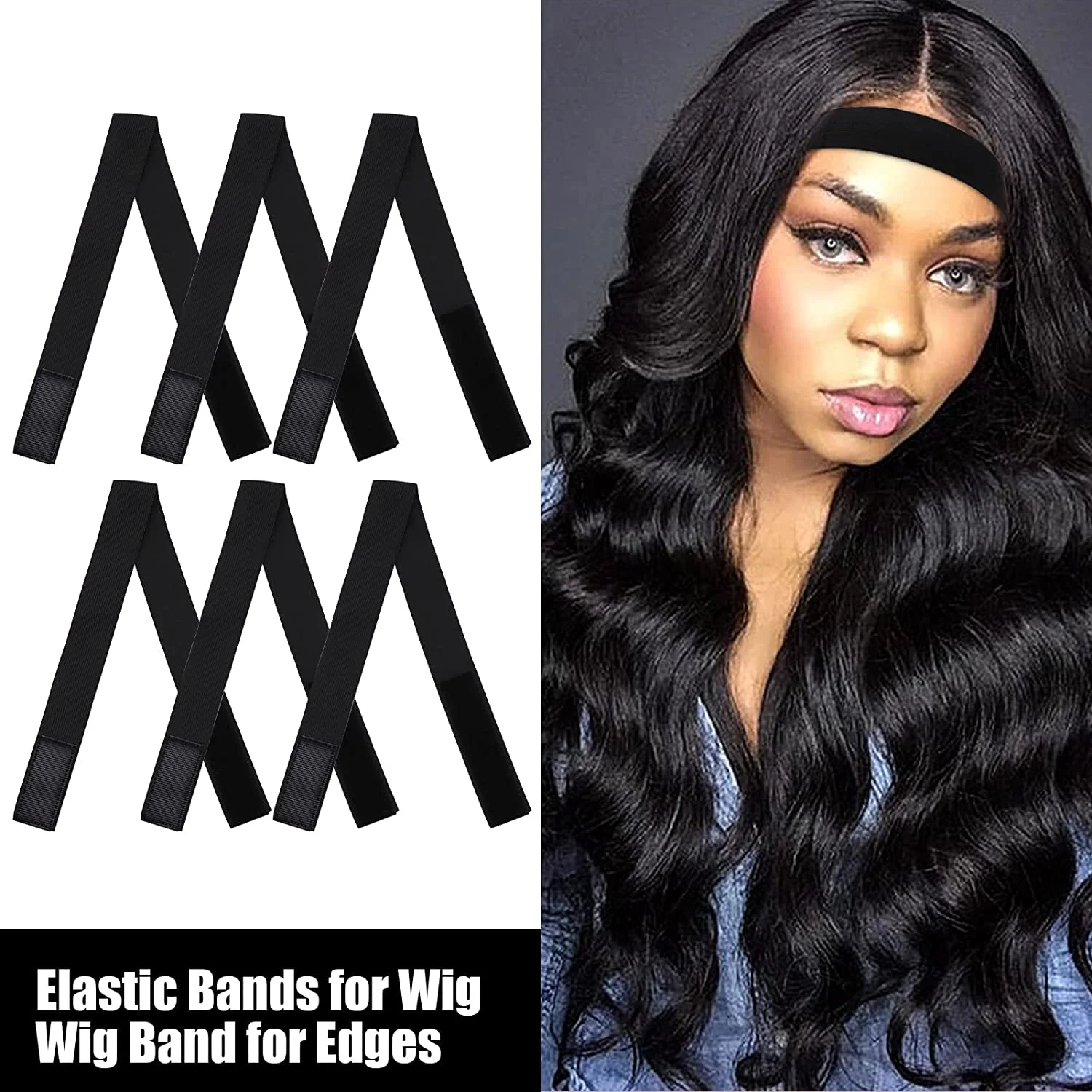 Elastic Bands for Wigs Melting Edge Band for Baby Hair Wig Bands