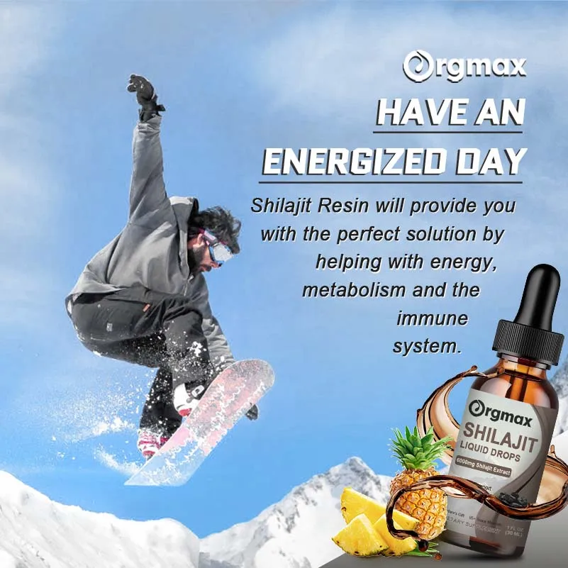 2 Bottles 30ml Shilajit Liquid Drops 85+ Trace Minerals & Fulvic Acid Energy Immunity Brain Support