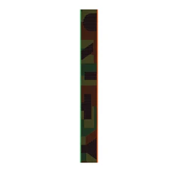 Nylon Quick Fit Strap with Loop Band, Available in Multiple Sizes - 22mm (Irregular stripe)