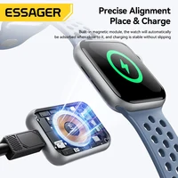 Essager Wireless Charger for IWatch 9 8 SE 7 Protable Charger Charging Dock Station For Apple Watch Type C Lighting Watch Charge - Image 3