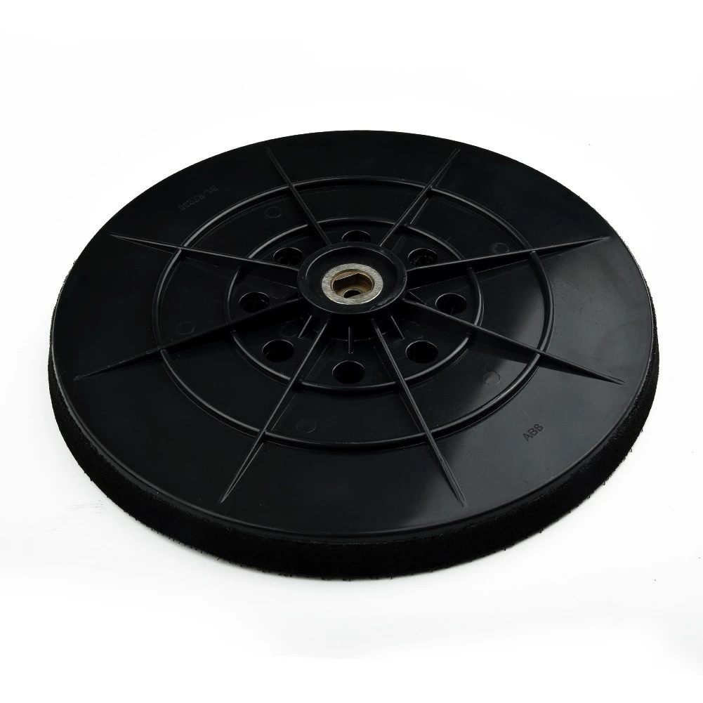 

Шлифовальный диск, мастерская, черная жесткая Лопатка/Мягкая лопатка с резьбой 6 мм, 1 шт., 9 дюймов/215 мм для шлифовальных машин без пыли