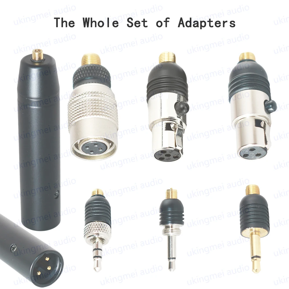 Supercardioid Musical Instrument Microphone with Clips for Cello Violin Guitar Flute Piano Saxophone Suitable Wireless Transmitt