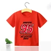 Lightnings Mcqueen T-shirt Cartoon Disney Cars Short Sleeve Tops Boys Basic Tee Children Clothing Cool Printed Tshirt Kids Tees 4