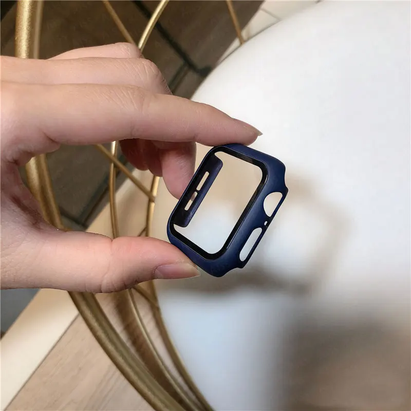 Premium Screen Protector Case - Durable Glass Cover for Apple Watch Accessories