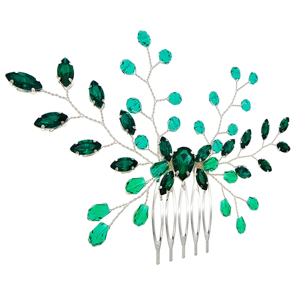 

Hair Accessories Women's Tiara Bride Headpieces for Wedding Crystal Rhinestone Comb
