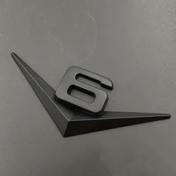 Luxury 3D Metal Car Emblem Badge Sticker (V6 Black)