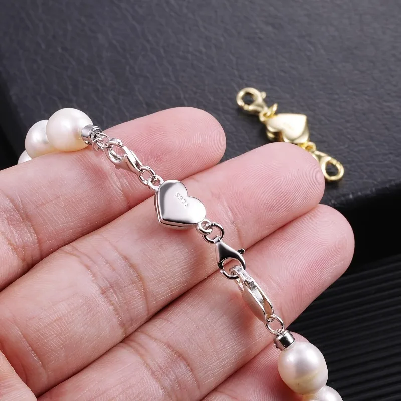 1pc Heart Magnetic Jewelry Connector Clasp Magnetic