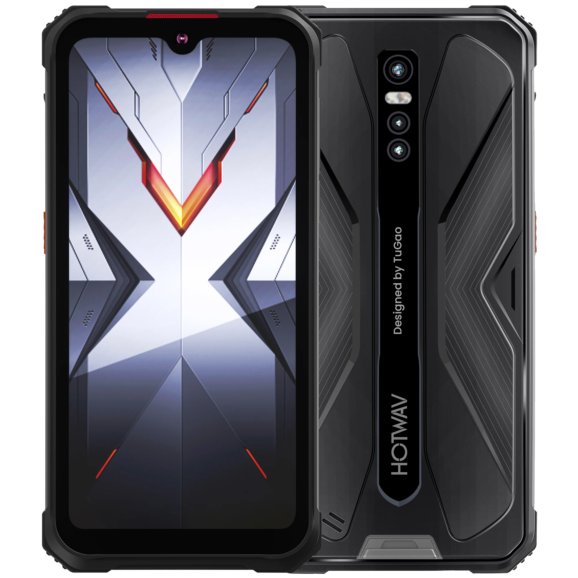 HOTWAV Cyber 9 Pro Rugged Smartphone Helio P60 8GB 128GB Mobile Phone 6.3" Android 11 Cellphone 48MP+5MP+2MP Rear Camera 7500mAh ram computer
