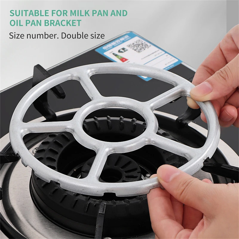 Simmer Ring Safe Stovetop Reducer Fornello A Gas Portatile Supporto Da Campeggio Durevole Mensola Per Caffettiera Accessori Pratici In Alluminio