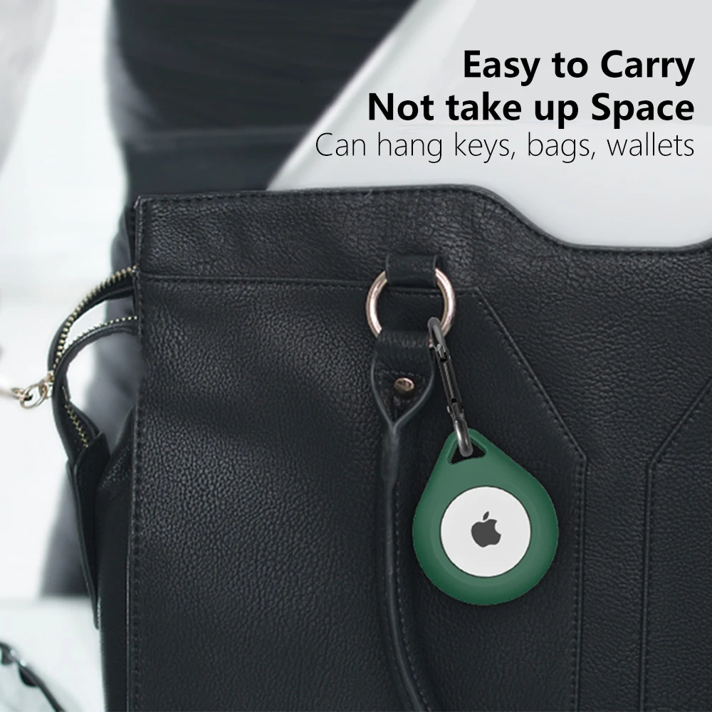 Apple Airtags  ü Ǹ ̽ Apple Airtag Locator Tracker  ȣ Ŀ Anti-lost Device Keychain Protect Sleev