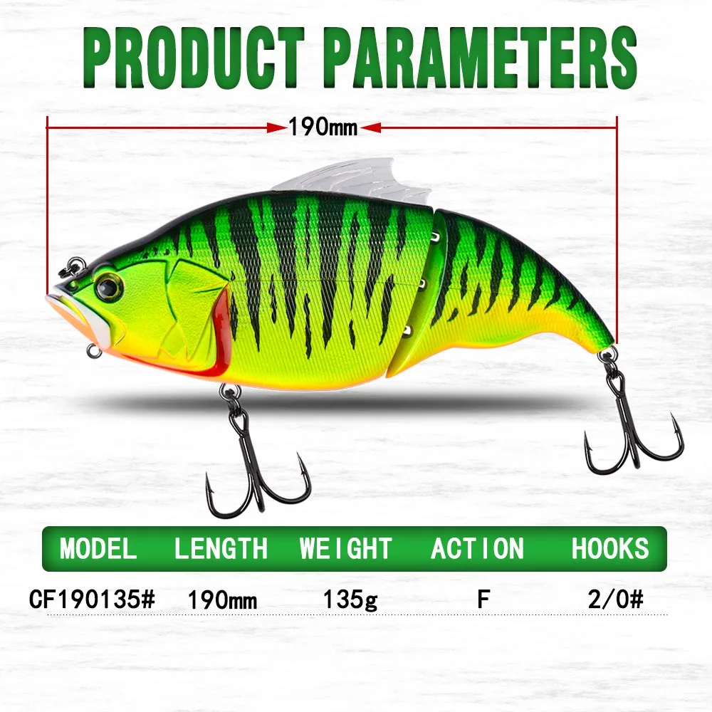 CF LURE Vatalion 2 Ʈ ̽ ũũƮ, ΰ ϵ ̳, 15   ÷, 190mm, 135g  ۾ VIB  
