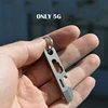 8 IN 1 MINI TC4 Titanium Alloy Crowbar Bottle Opener Graduated scale Hexagon Wrench EDC Outdoor Tools Multifunction Camping Gear 4