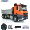 1/14 Scale KABOLITE 6x6 Hydraulic RC Dumper Truck for K3364 HUINA Tipper RC Cars Toys Light Sound ST8 RTR Simulation Model 1