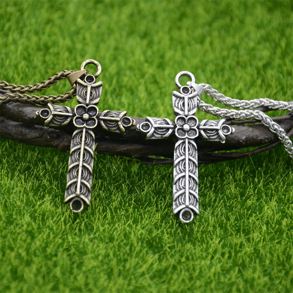 Vintage Celtic Cross Stainless Steel Viking Pendant – GTHIC